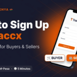 How to sign up on Traccx Kenya free — buyer and seller registration guide